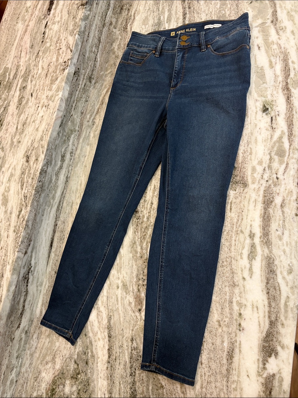 Anne Klein High Rise Skinny Ankle Jean Size 12